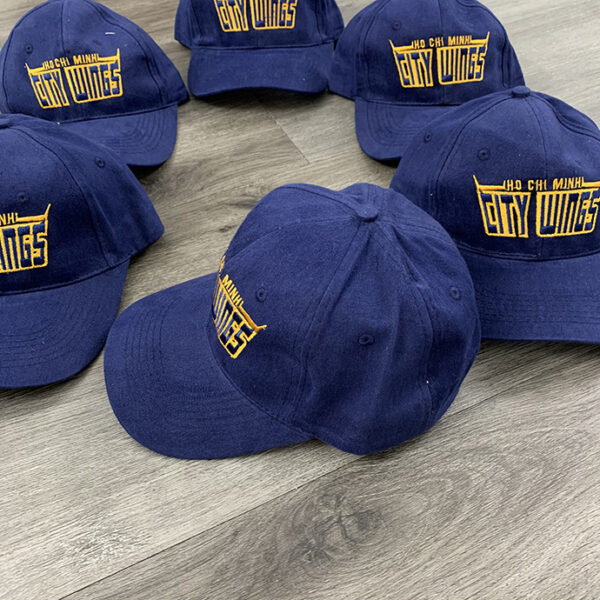 NÓN LƯỠI TRAI MÀU XANH ĐEN THÊU LOGO CITY WINGS